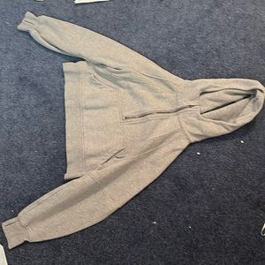 Lululemon cropped half zip hoodie